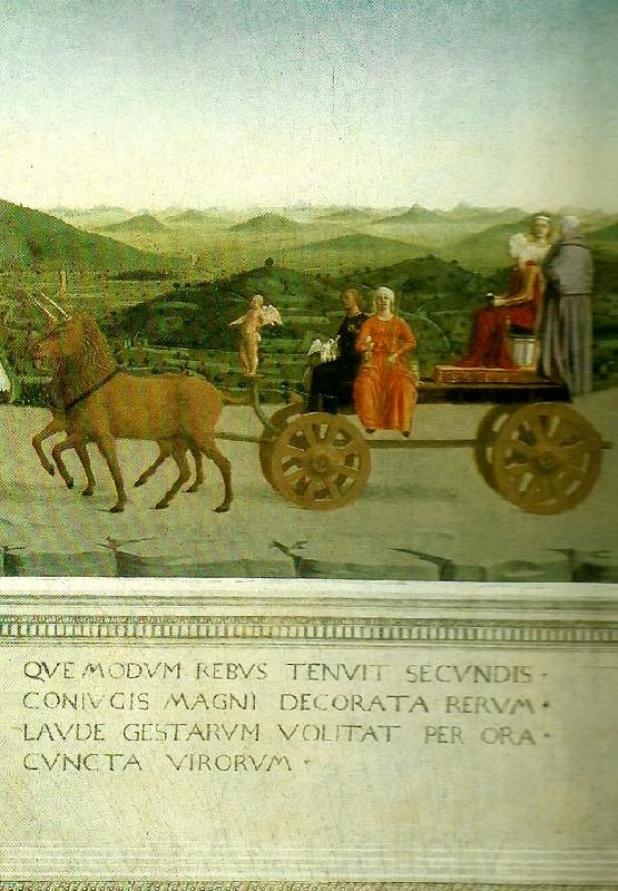 Piero della Francesca the triumph of battista sforza Norge oil painting art